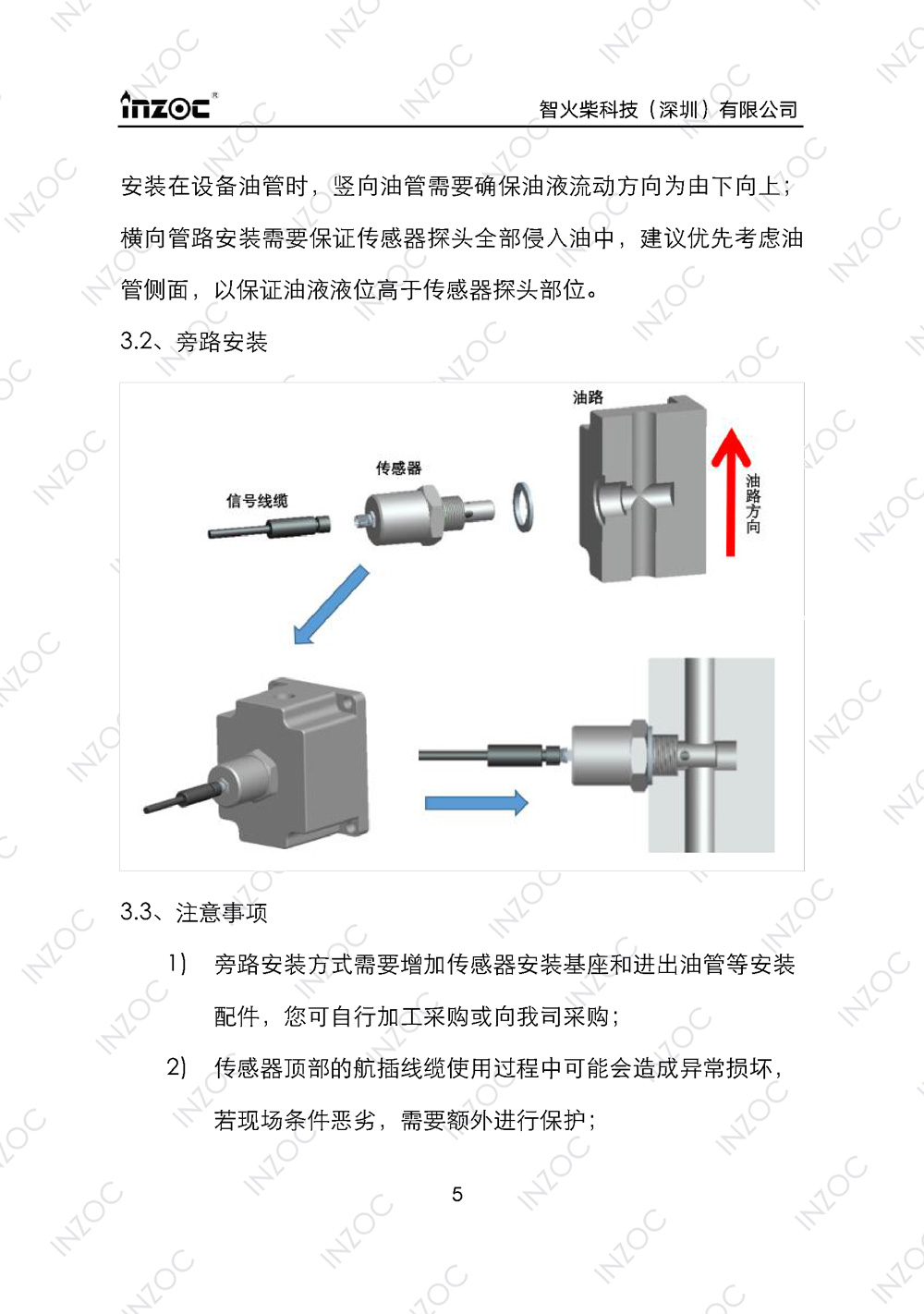 油液含水率傳感器使用說(shuō)明書